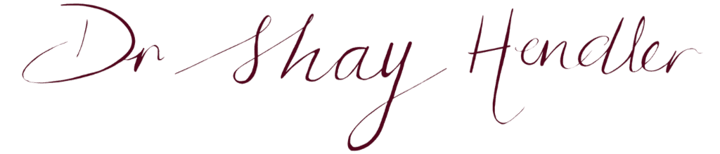 Dr Shay Hendler signature.
